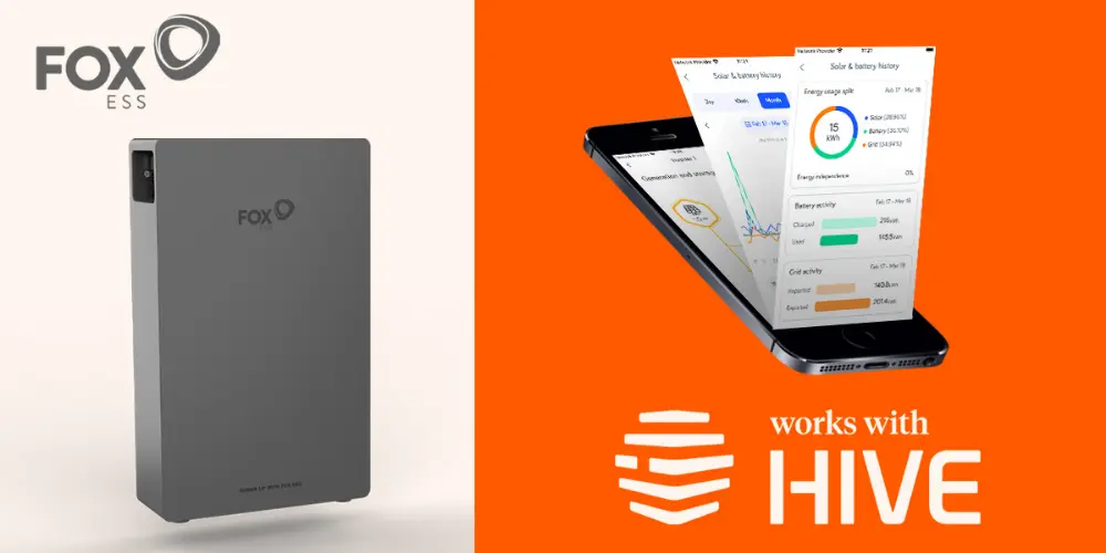 Fox ESS compatible with Hive smart home automation
