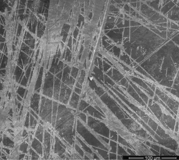 Example of scratched solar panel from improper cleaning