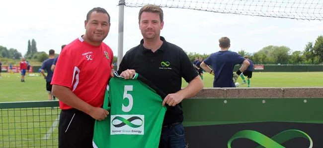 Forever Green Energy proud to sponsor Bishop’s Cleeve FC’s shirts