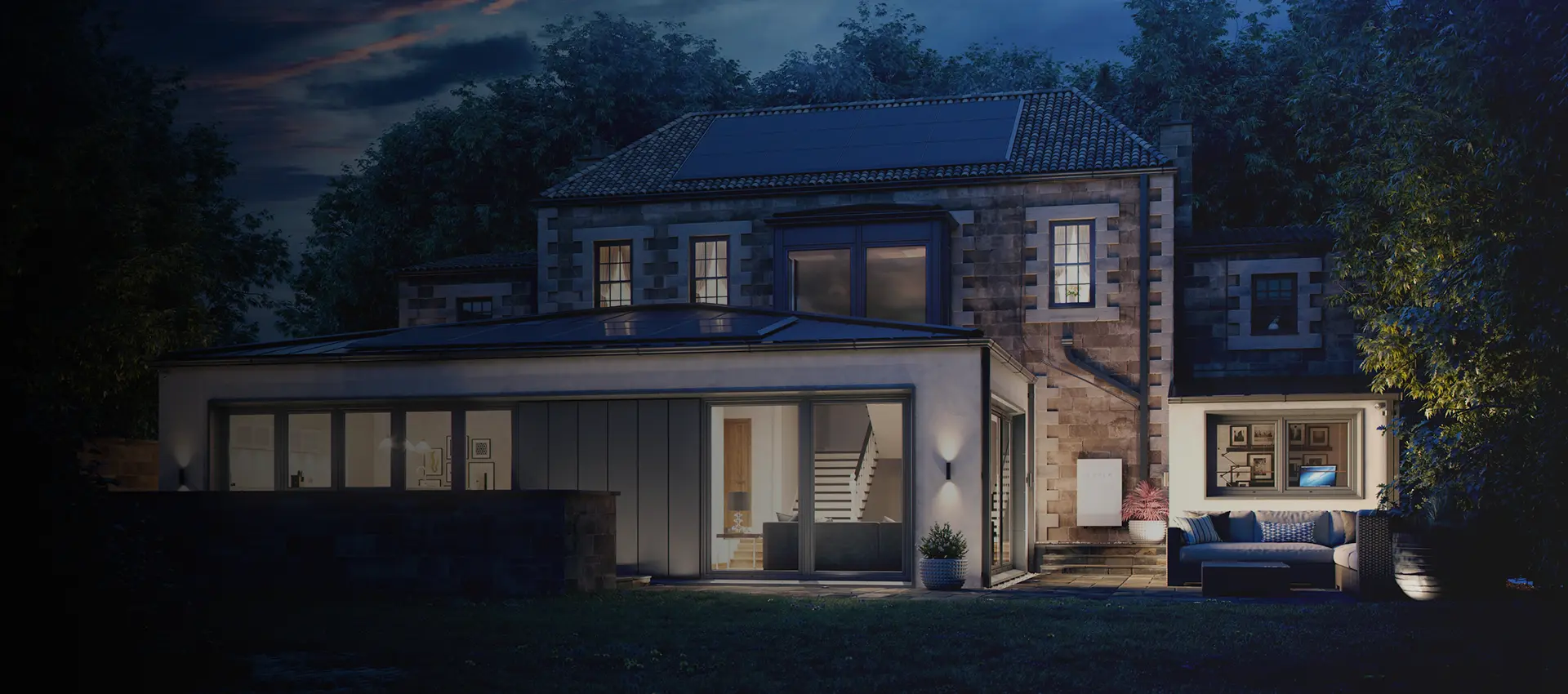 SunPower Solar Panel Installation Footer