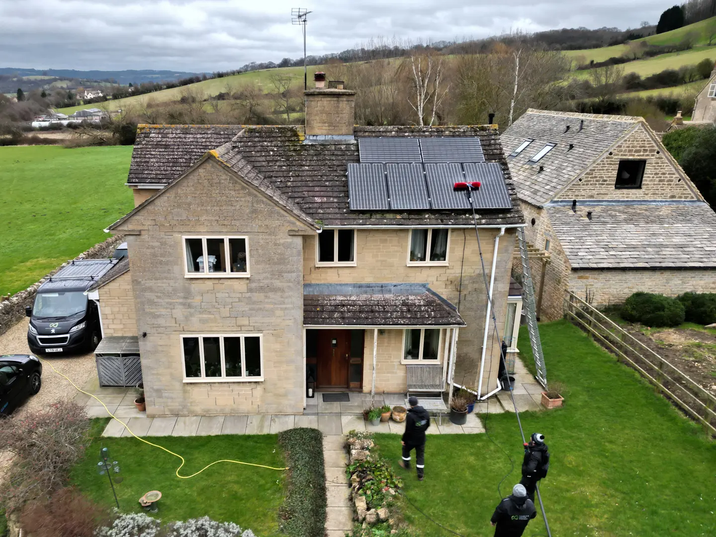 solar panel cleaning